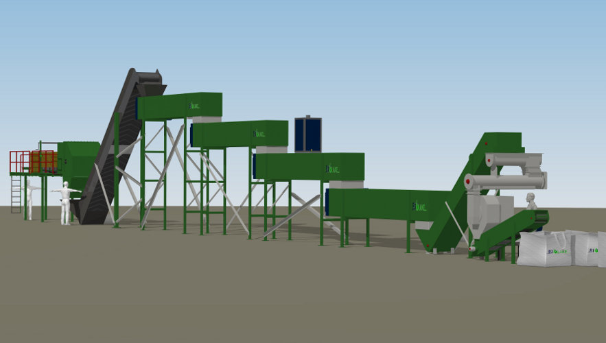 Impression of a Biolake production unit
